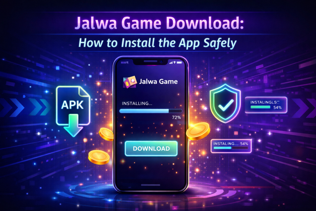 Jalwa Game download guide showing how to install the Jalwa Game app safely on a mobile device