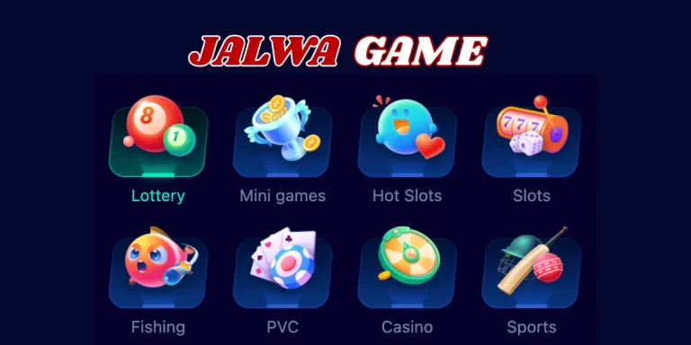 Jalwa Game app login screen with real money gaming dashboard and bonus offer